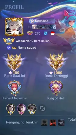 FAKE PROFIL GERAK ML