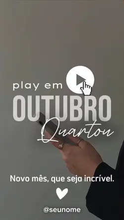BEM VINDO OUTUBRO