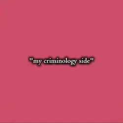 criminology 