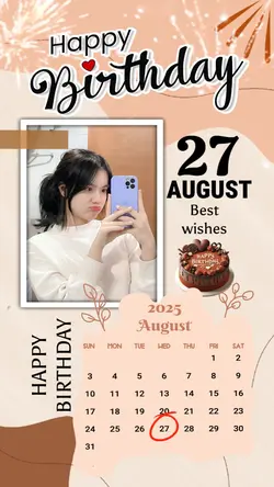 HBD 27 AUGUST 2025