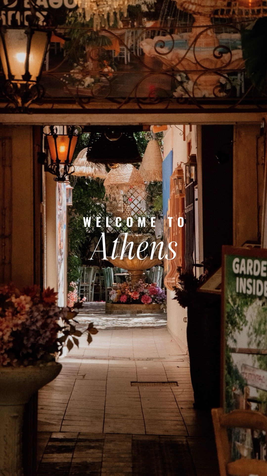 Bienvenue à Athènes