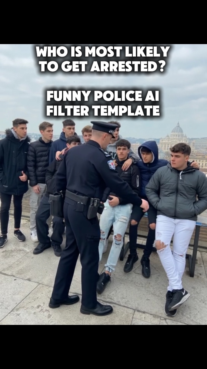 Tutuklanan Ai filtresi 👮‍♂️