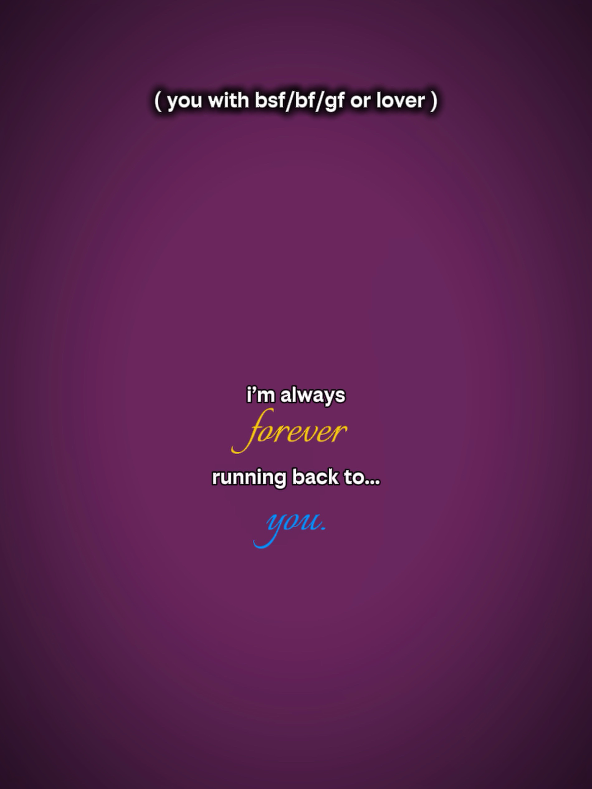 Always forever