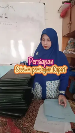 persiapan bagi rapot