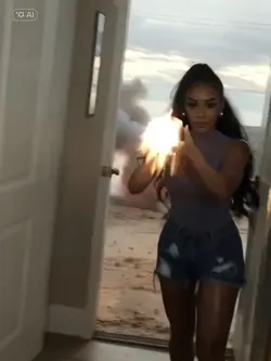 Atirando | ai filter