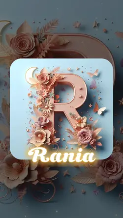 3D letter R