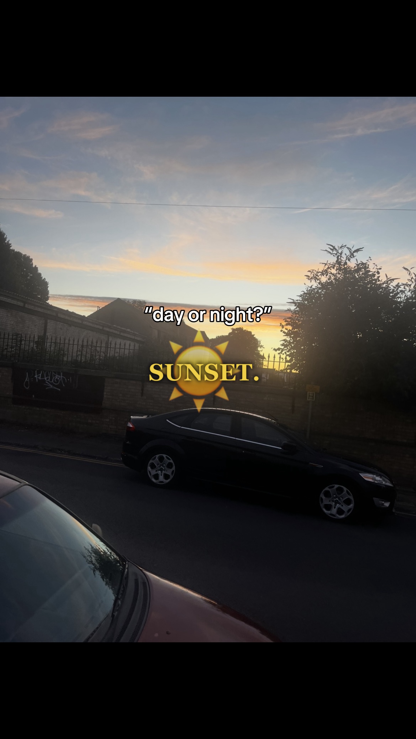 Eu amo o pôr do sol! 🌅 