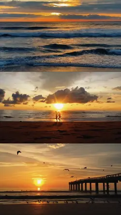 sunset slowmotion