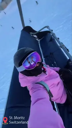 skiing