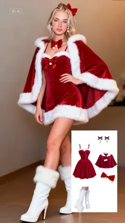 AI christmas ootd