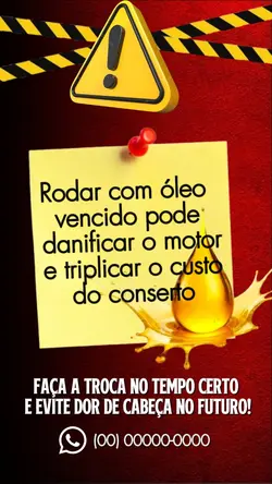 ATENÇÃO-ÓLEO VENCIDO