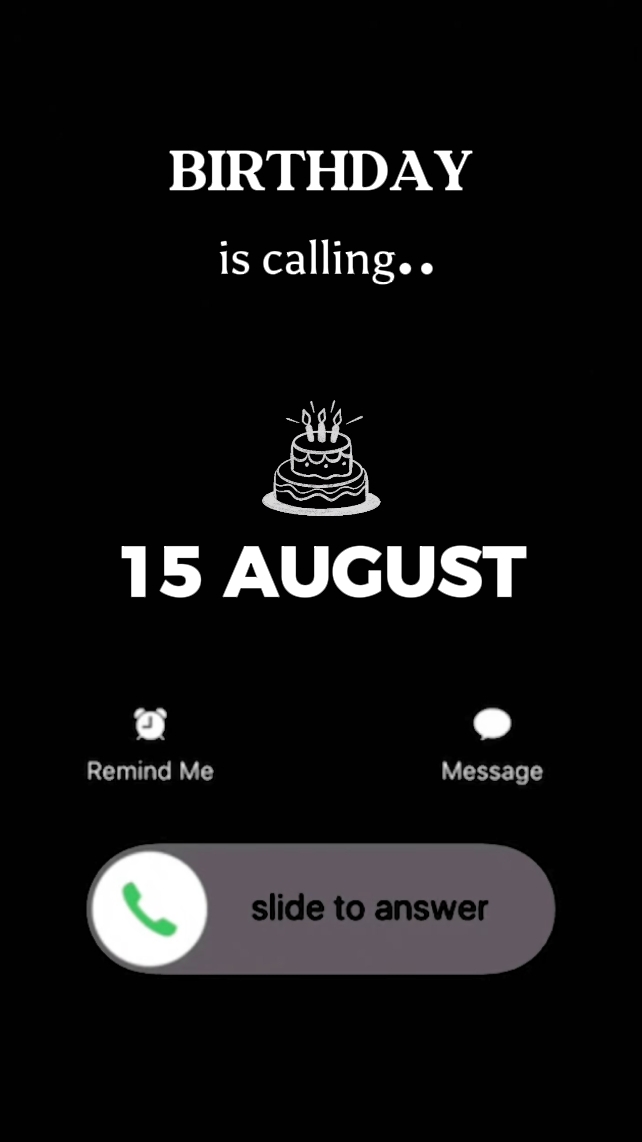 15 August Birthday