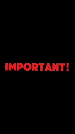 Important info