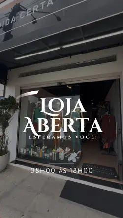 Loja aberta