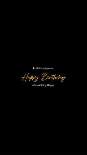 Happy birthday