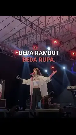 beda rambut beda