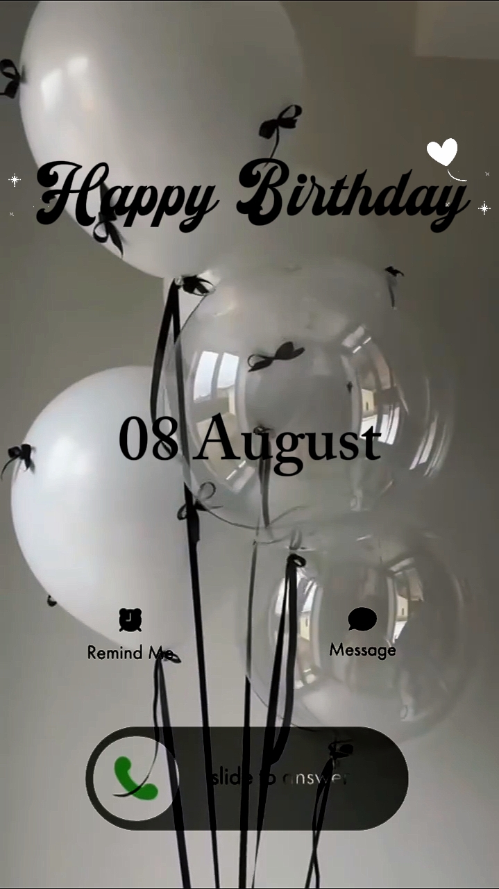 ANNIVERSAIRE 08 AOÛT