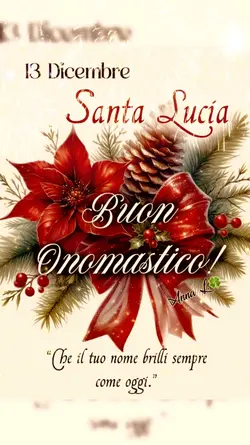 auguri  SantaLucia 
