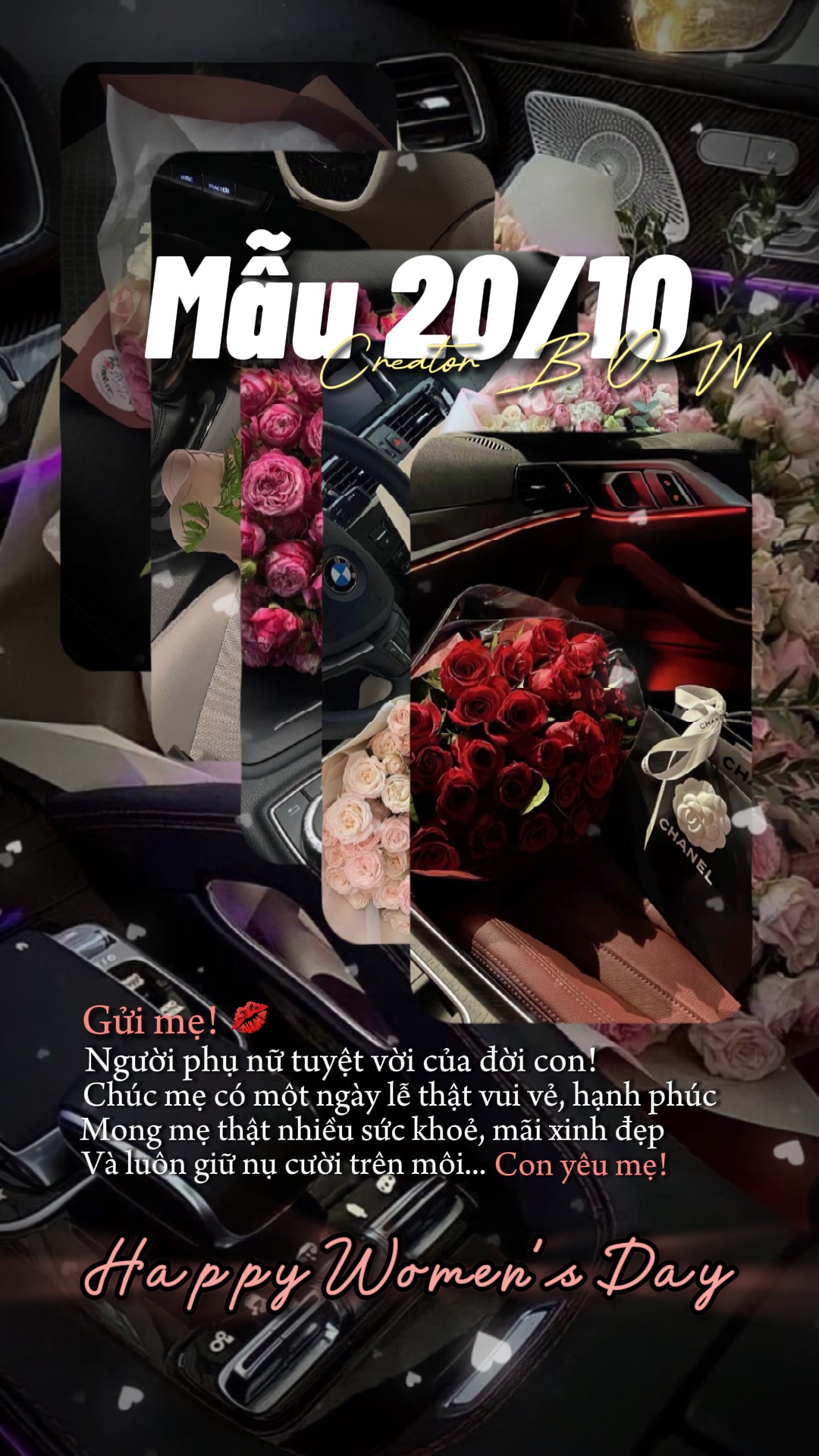 Mẫu 20/10 Chúc Mẹ