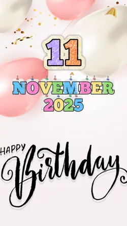 HBD 11 November 2025