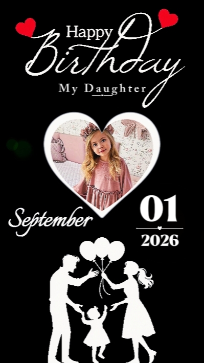 HBD DAUGHTER 01 SEPT