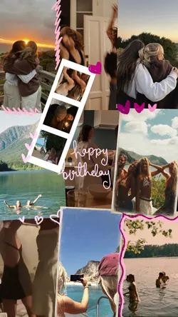 birthday collage 💕🌸