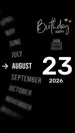 Hbd 23 August 2026