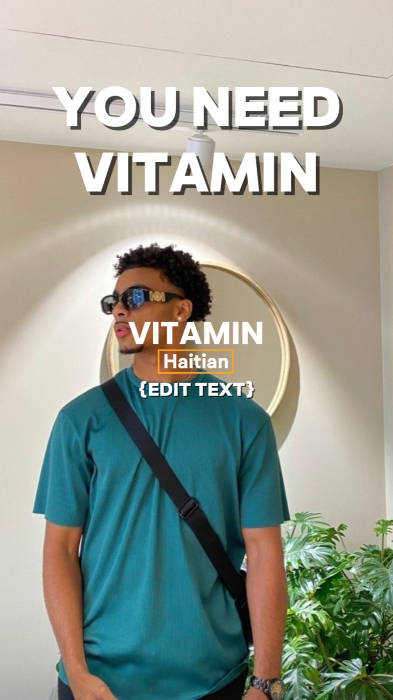 Vitamine ihtiyacın var