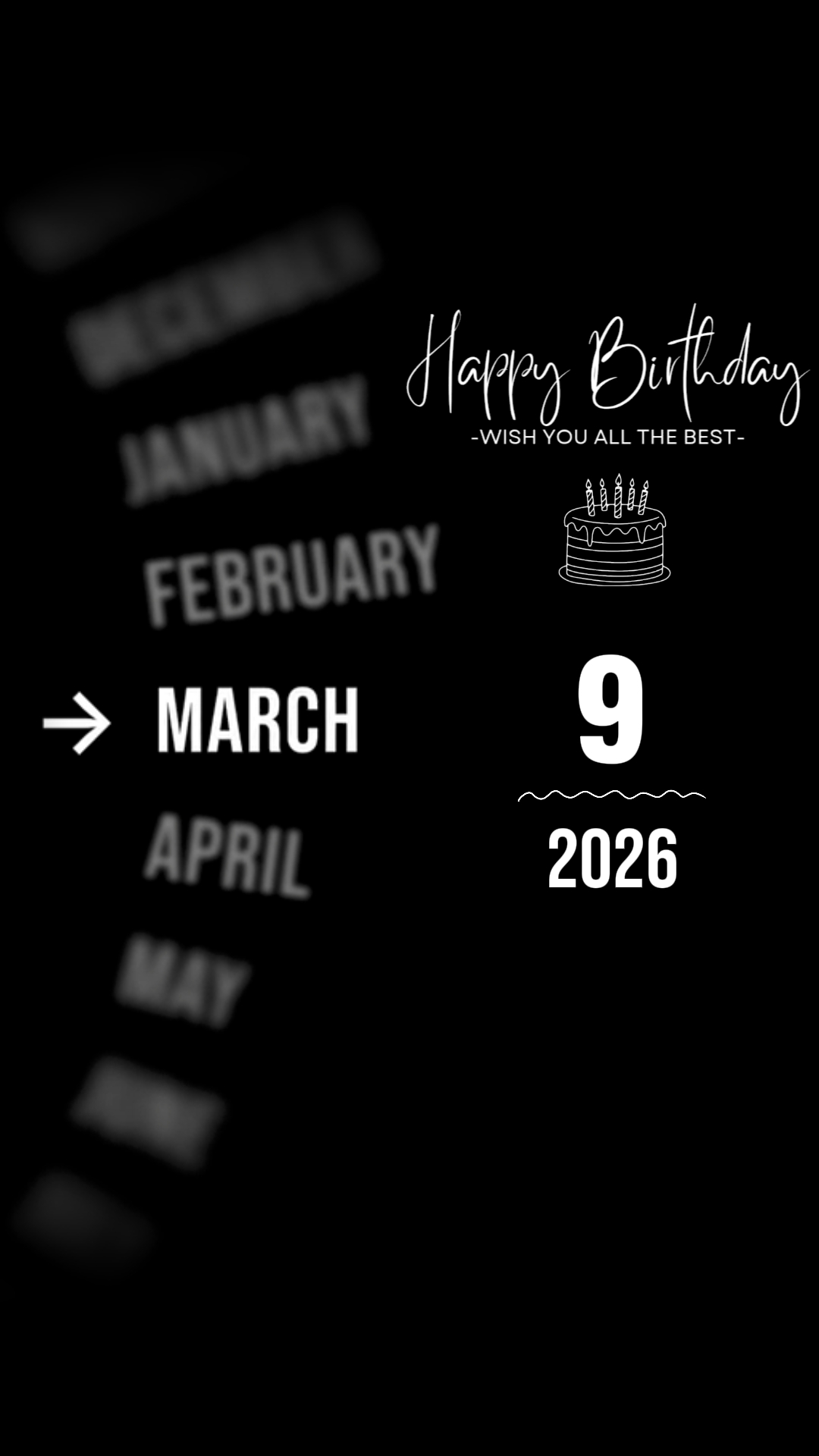 KAKAK ULANG TAHUN 9 MARET