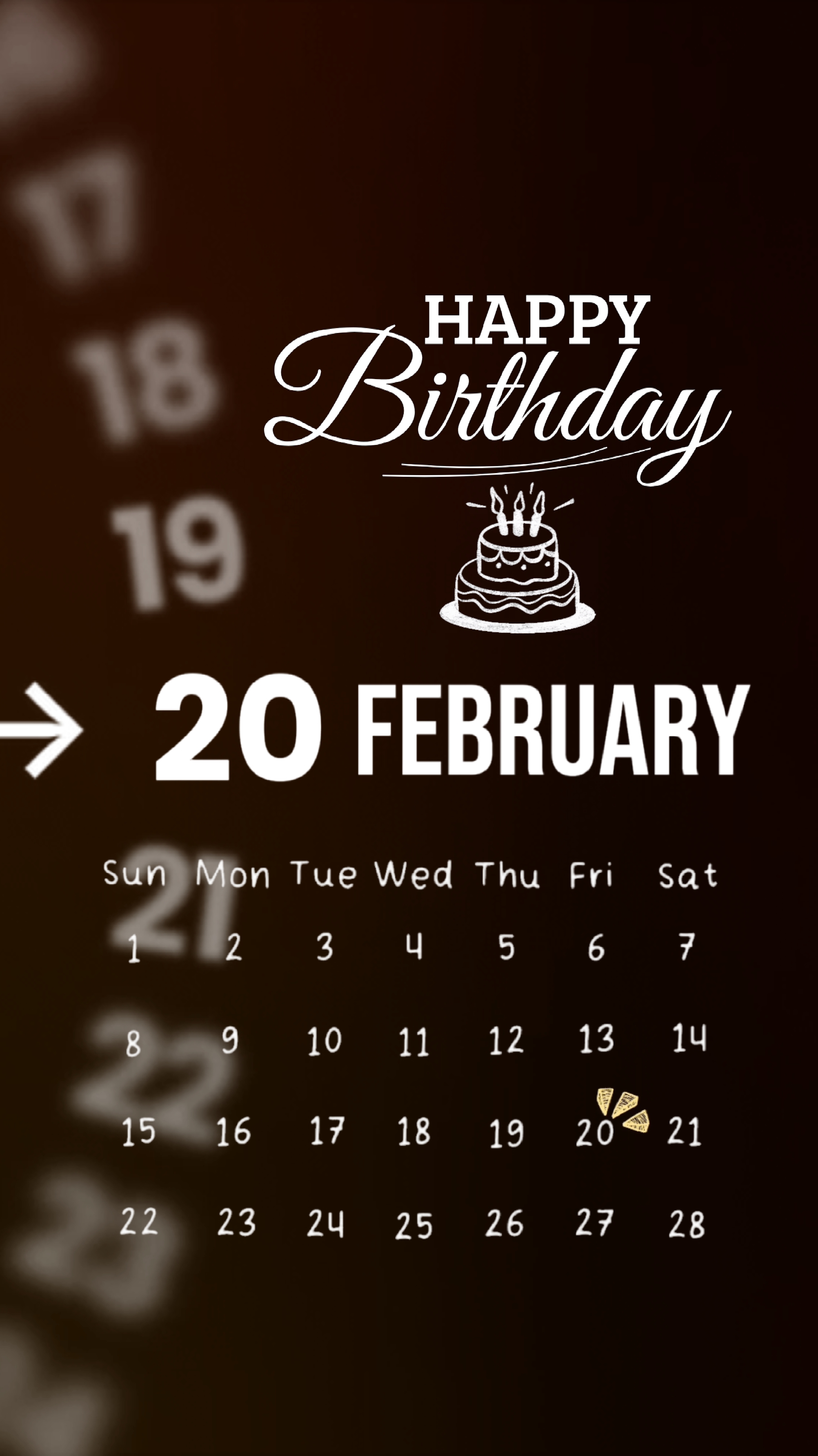 20 February,birthday
