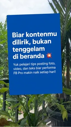 Edukasi fb pro