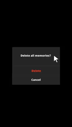 Delete memories💔
