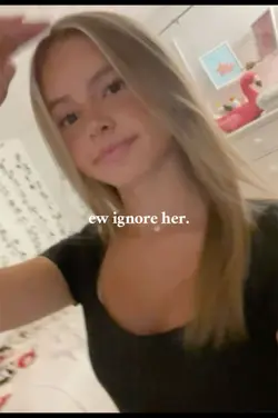 ignore her. glow up😻