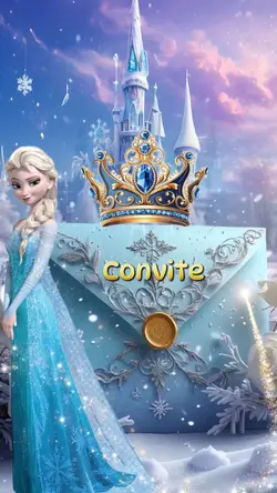 Convite Frozen 