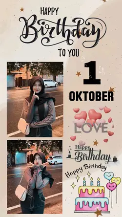 1 Oktober Brithday 