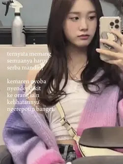 harus serba mandiri