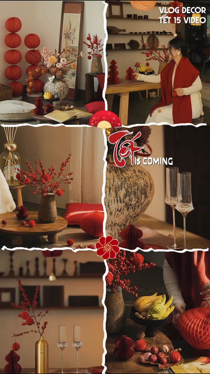 Vlog trang trí Tết🏮