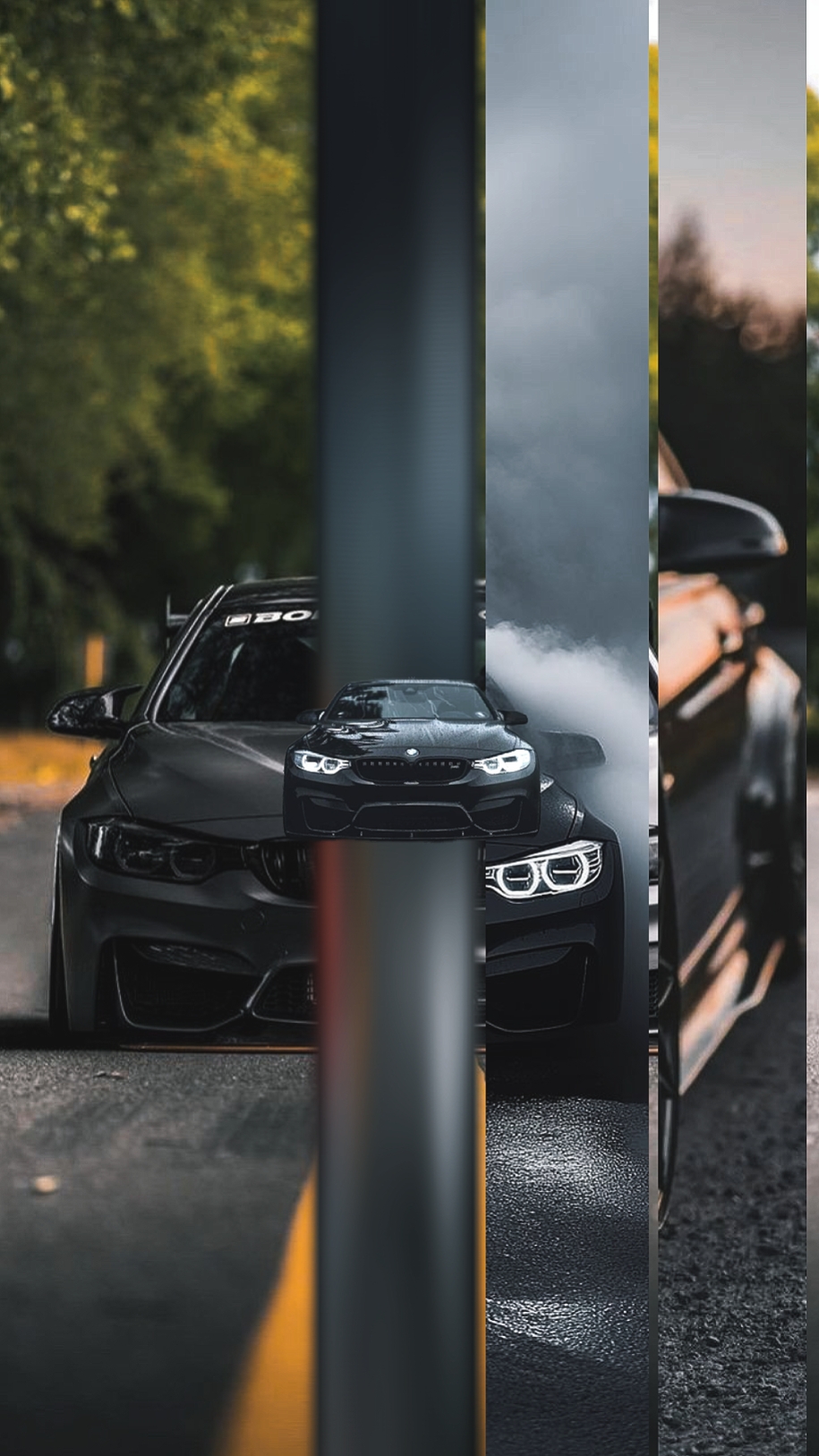 Superposición de coches de tendencia