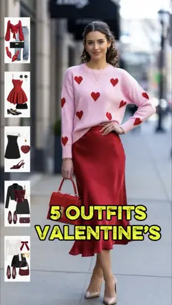 5 outfits Valentines