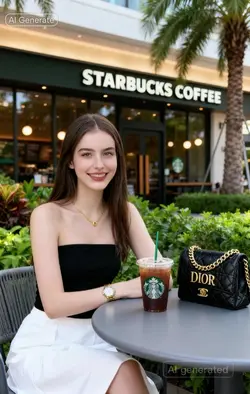 Starbucks photoshoot