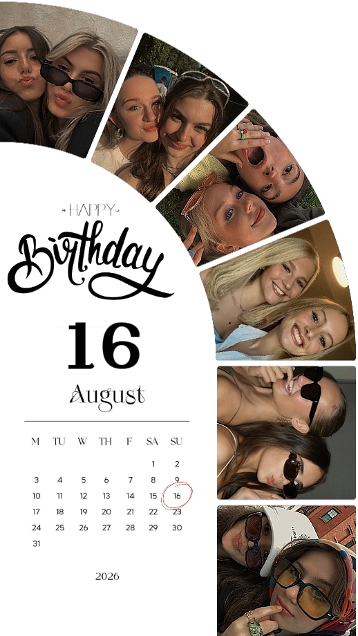Birthday 16 August 