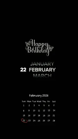 HBD 22 FEBRUARY 2026