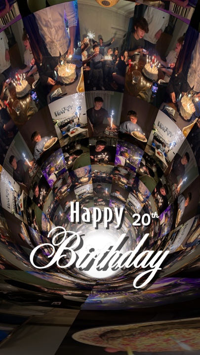 Feliz aniversário de 20 anos