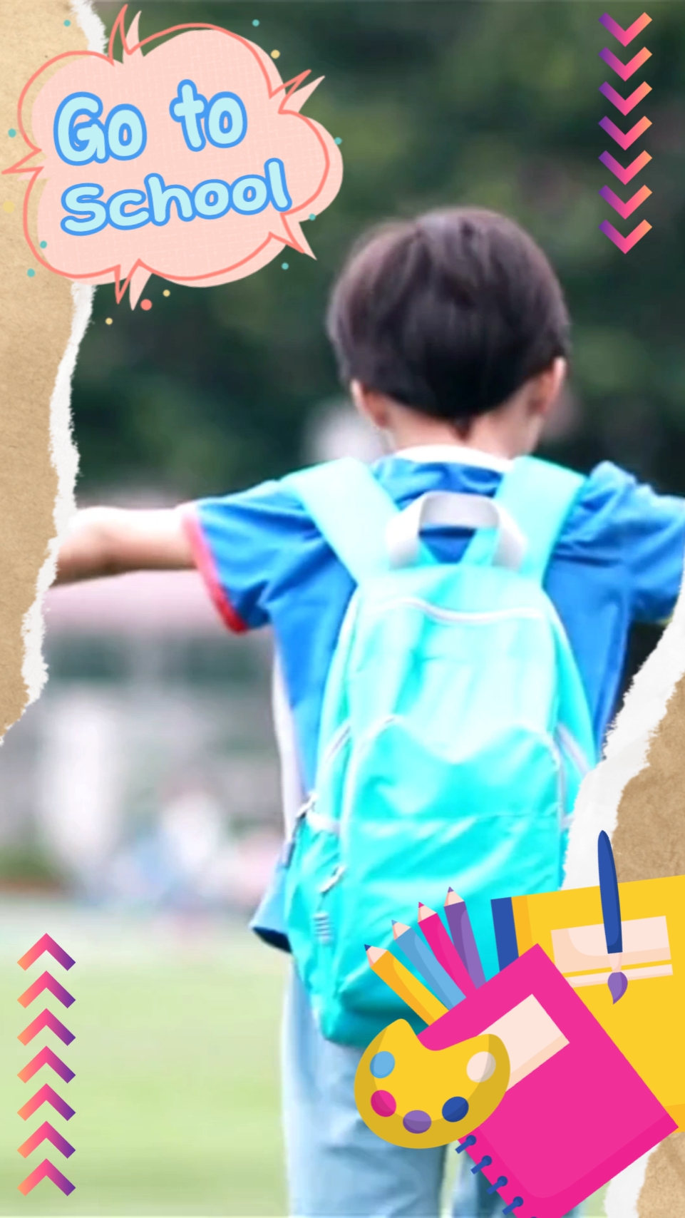 Pergi ke sekolah
