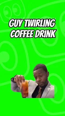 Guy shaking coffee
