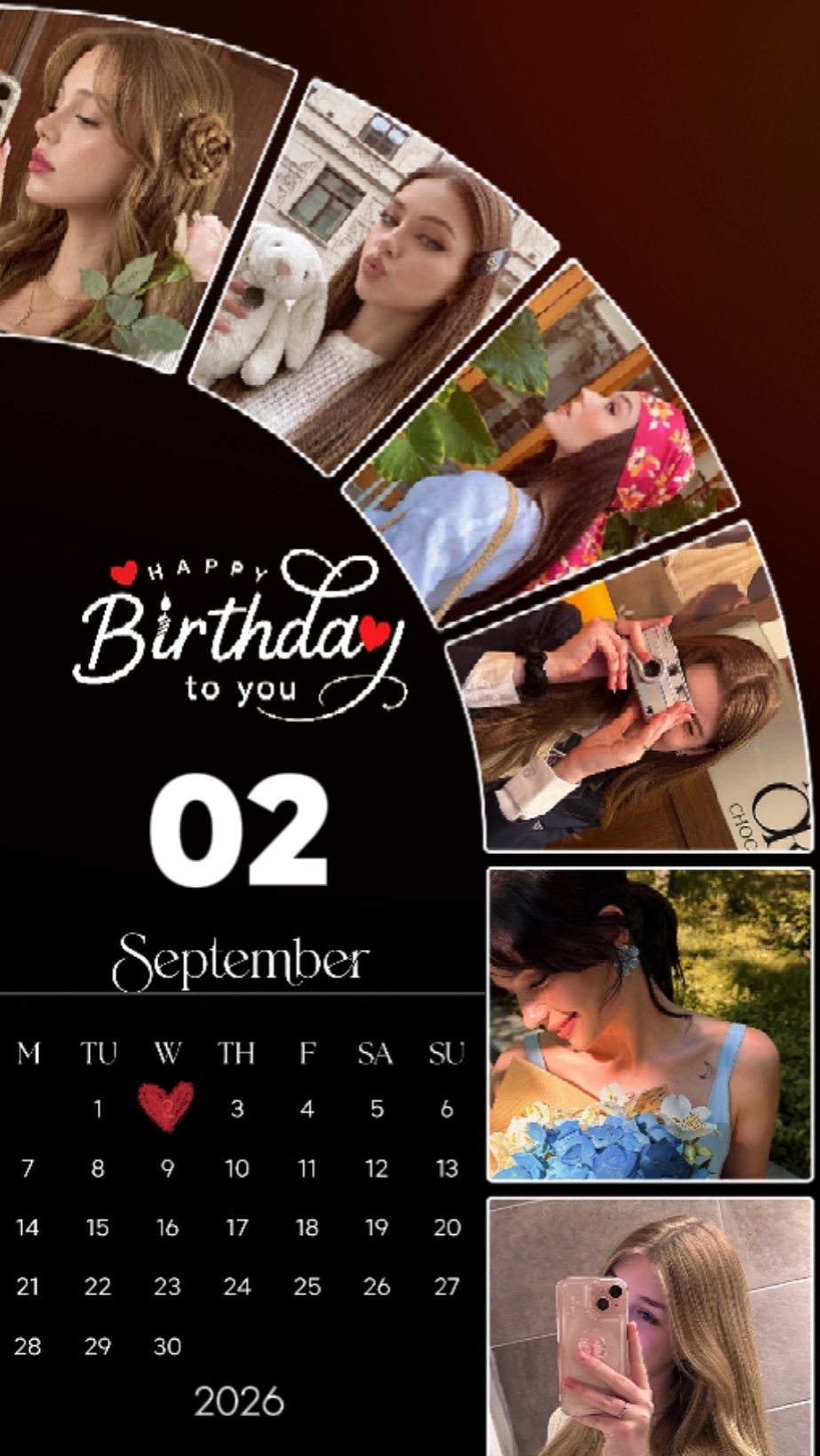 BIRTHDAY 2 SEPTEMBER