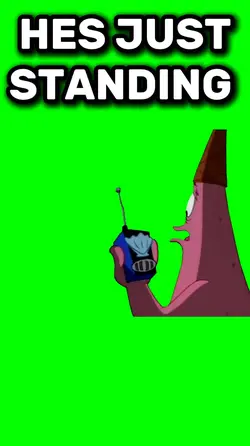 Standing menacingly
