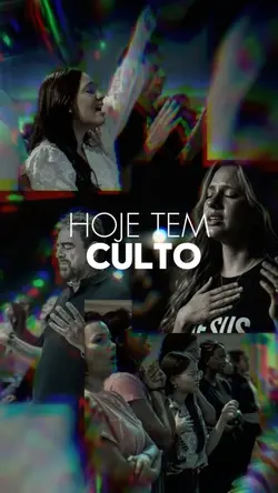 Hoje tem culto ✈️