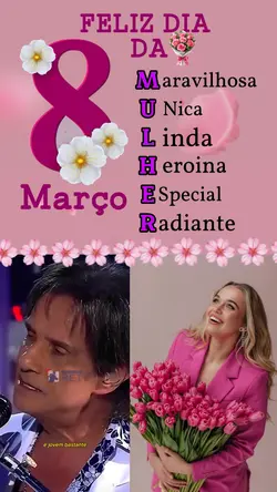 Feliz dia da mulher 