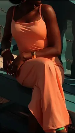 Lady in orange 
